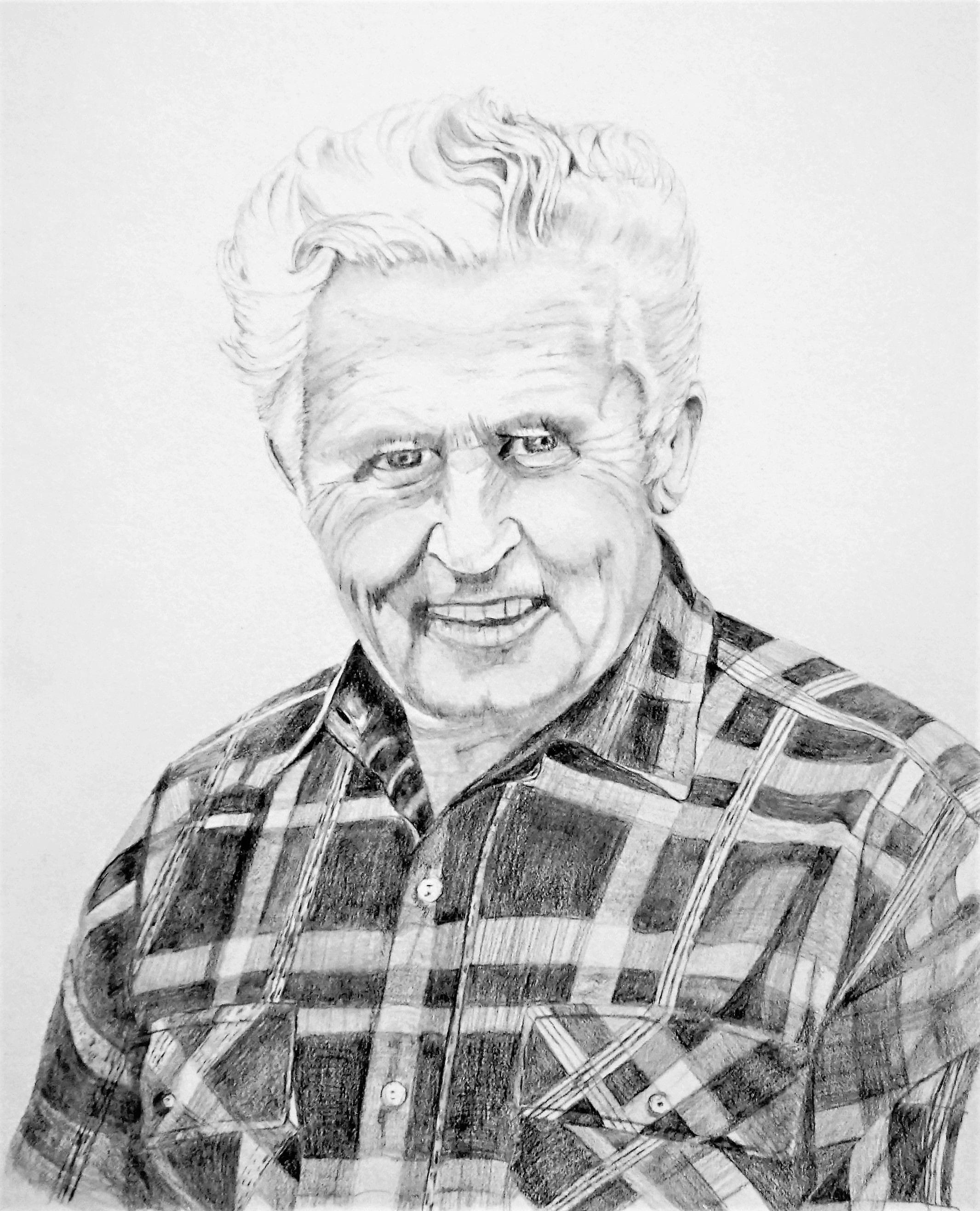 Father of a friend, graphite pencil